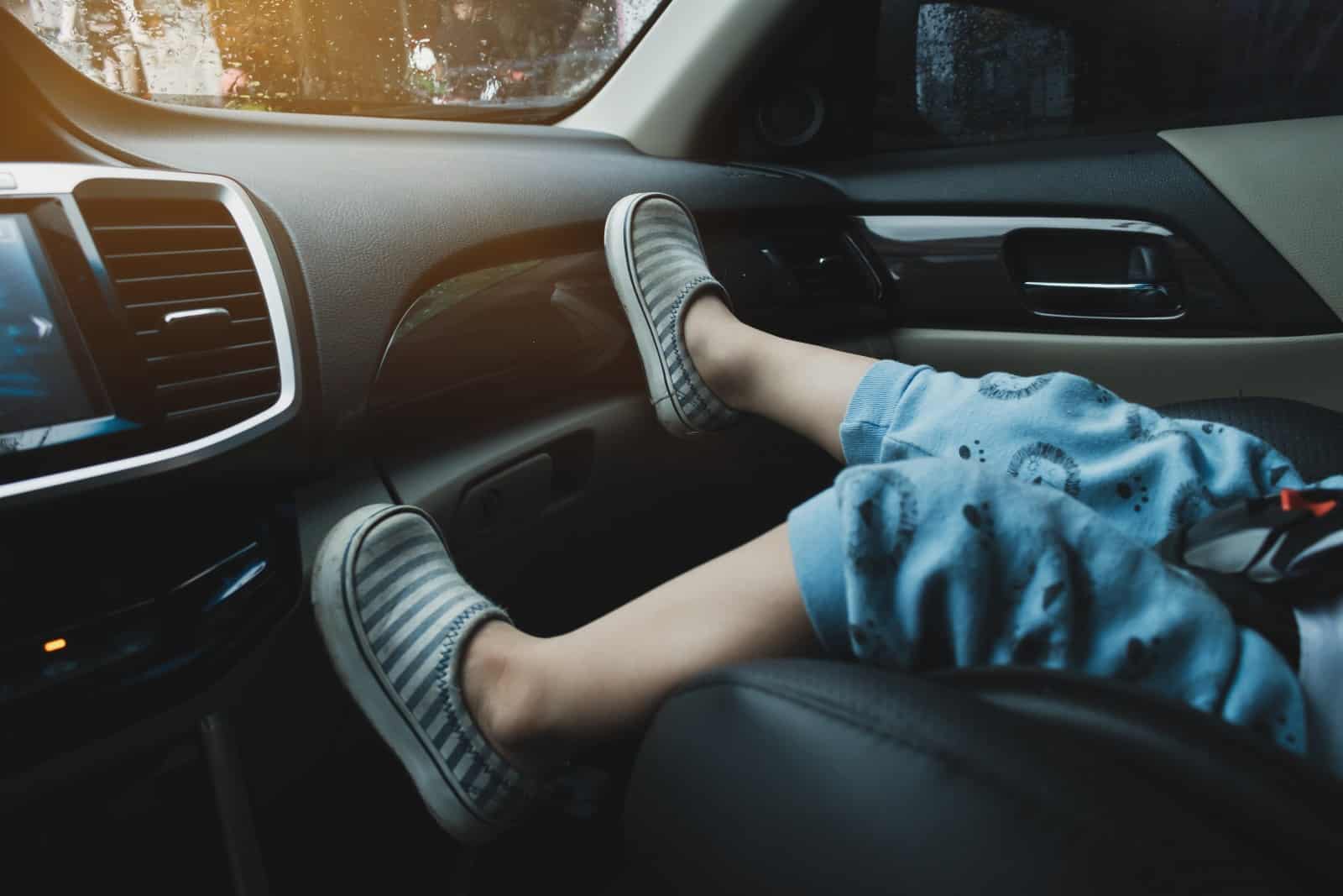 how old before a kid can sit in the front seat